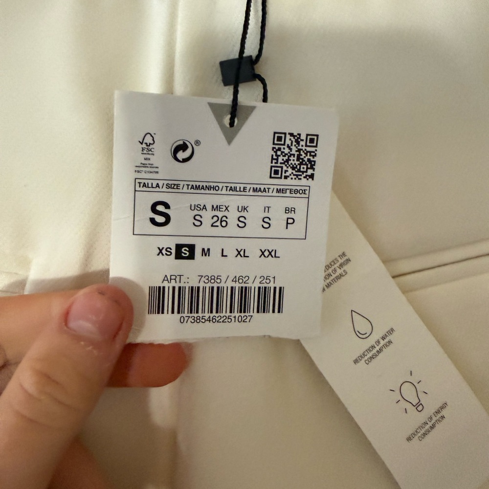 Zara Cream Skort - Picture 5 of 7